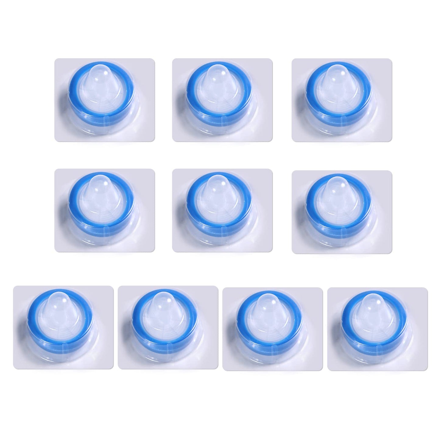 COBETTER 10 PCS PVDF Syringe Filter Sterile 0.22μm Pore Hydrophilic Filtration Lab Filters 33mm Membrane Diameter Individually Packed